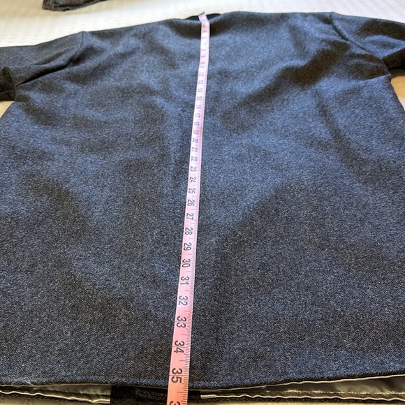 Handmade, retro, vintage style men’s long wool coat. Satin lined. Snap front. - Picture 8 of 8